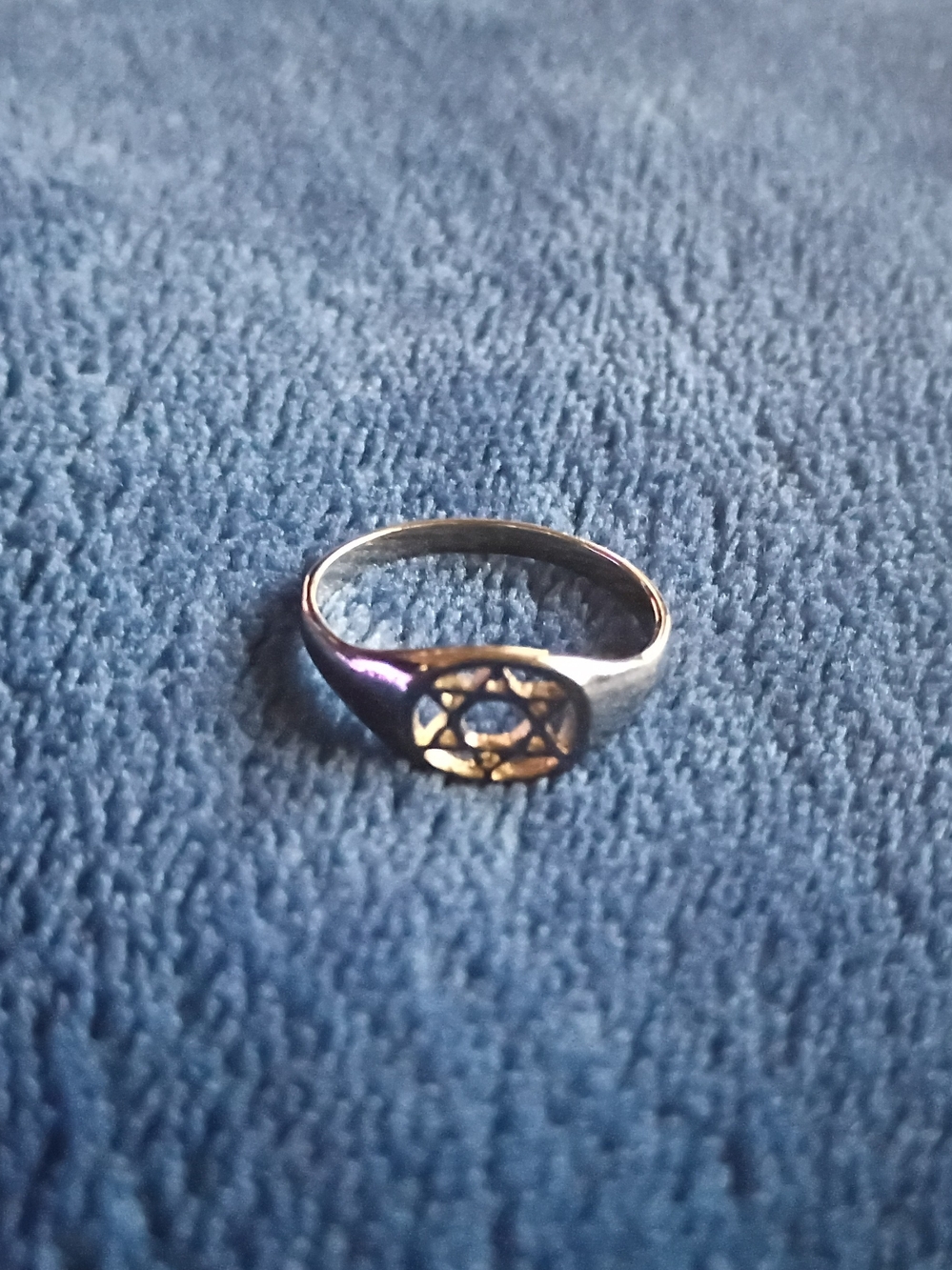 Sterling Silver Star Of David Ring